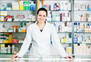 female pharmacist